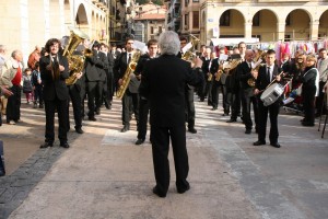 Zumarragako musika banda.