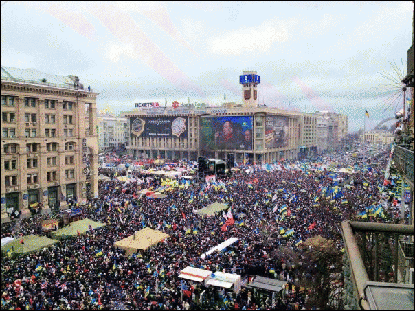 Kieveko 'euromaidan'-a./Hitza