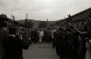 Franco diktadorea CAFen. Vicente Martin / Foto Car - Kutxa Fototeka