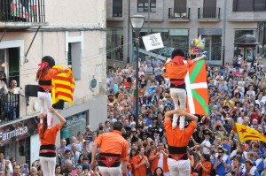 Iaz Beasainen izan ziren Sant Vicenç del Hortseko castellersak.