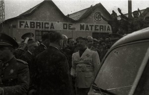 Franco diktadorea CAFen. Vicente Martin / Foto Car - Kutxa Fototeka