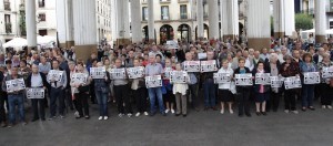 CONCENTRACION DE LA PLATAFORMA DE MAYORES DE GIPUZKOA