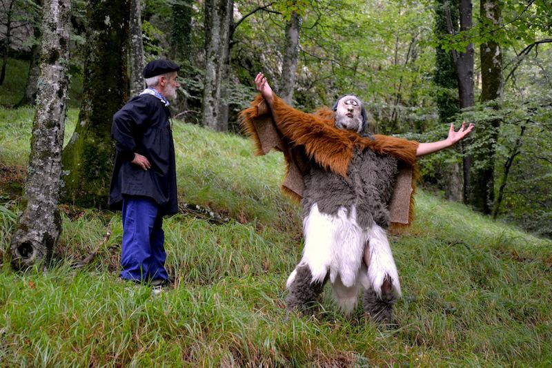 San Martin Txiki eta Torto jentila, Aralarko ibilaldi magikoan. // Argazkia: Artelatz