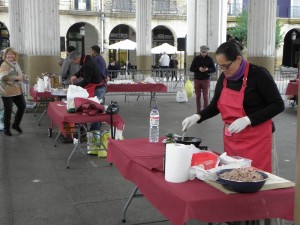 Plaza Nagusia, kulturak goxatzeko sukalde gaur./A. Maiz