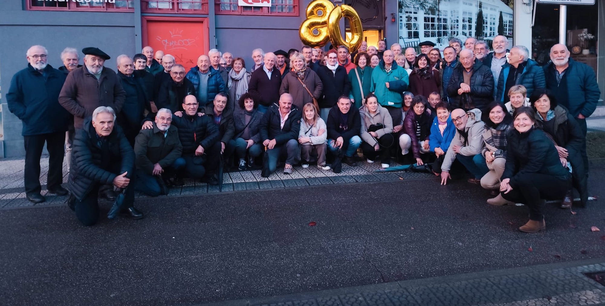 80. urteurrenera osasuntsu iritsi dira